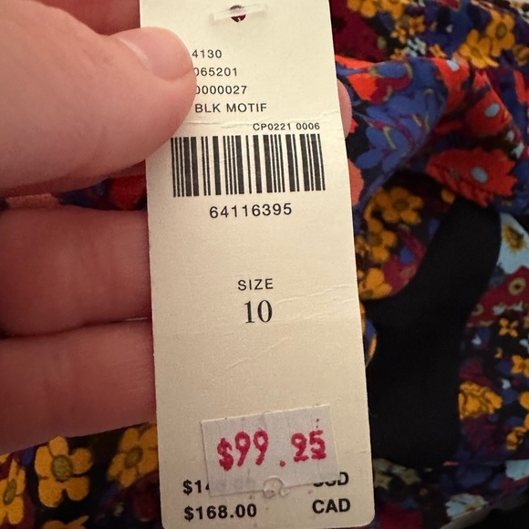 Anthropologie Vibrant Floral Mini Dress - Picture 7 of 12